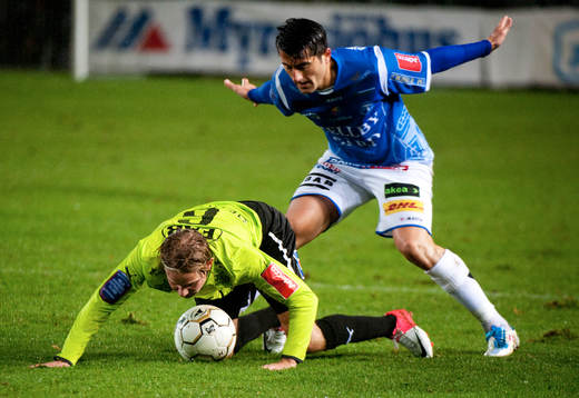 Johan Blomberg, Halmstad och Yousef Fakhro, Trelleborg