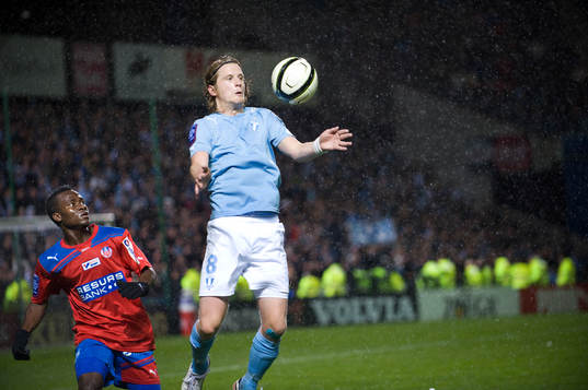 Erik Friberg, Malmö och David Accam, Helsingborg