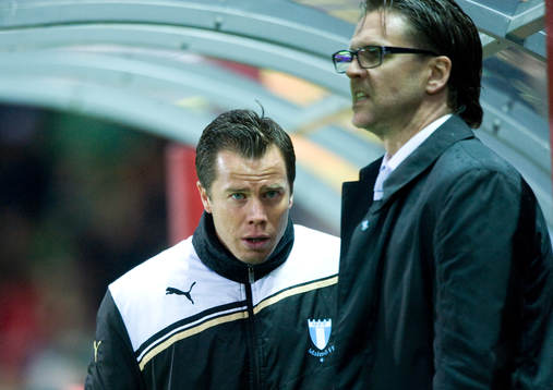 Daniel Andersson och Rikard Norling, tränare, Malmö