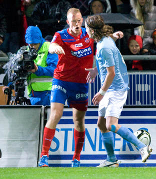 Bråk, Peter Larsson, Helsingborg och Erik Friberg, Malmö