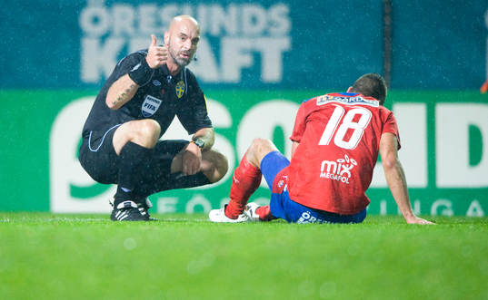 Nikola Djurdjic, Helsingborg, skadad och Stefan