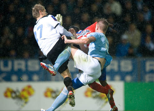 Sammanstötning mellan Johan Dahlin och Pontus Jansson,