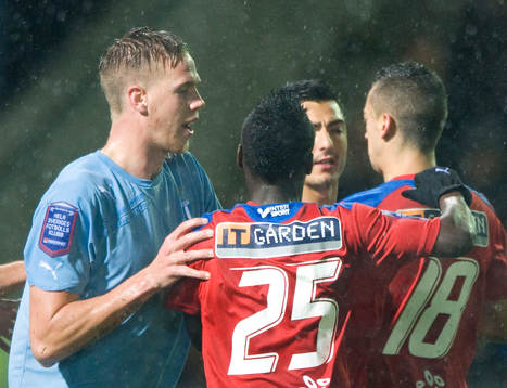 Bråk, Pontus Jansson och Jiloan Hamad, Malmö mot David