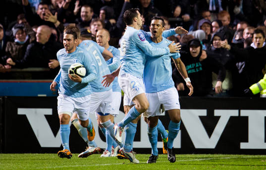 Wilton Figueiredo, Malmö FF jubel, 1-1