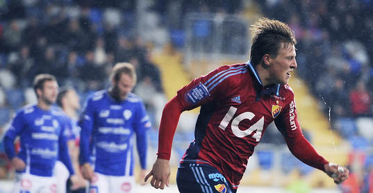 0-1 målet med Djurgårdens nr 13  Emil Bergström