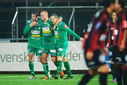 Tobias Mikaelsson, Sonny Karlsson och Robert Bagger,