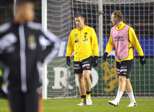 Anders Svensson, Elfsborg, värmer upp