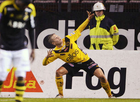 Viktor Claesson har gjort 0-1 för Elfsborg