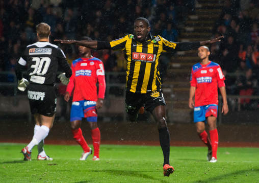 Dioh Williams, Häcken, gör 2-1