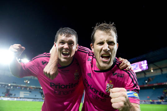 Hjältarna Tobias Hysén och Hannes Stiller, IFK Göteborg