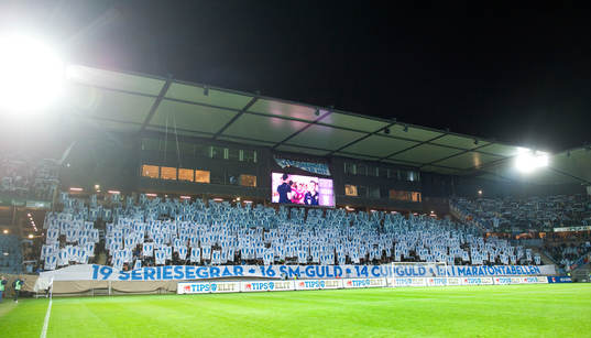 Tifo, läktare, Malmö FF
