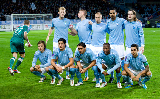 Lagbild Malmö FF, Johan Dahlin har bråttom