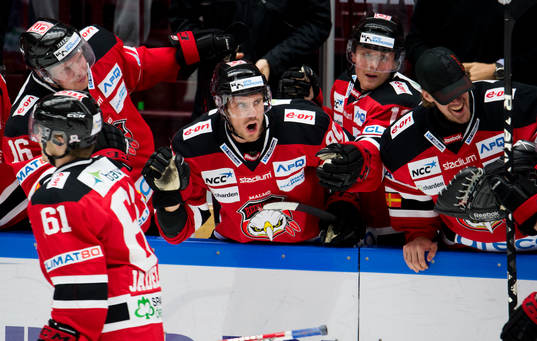 Mattias Persson, MalmÖ Redhawks, jublar i bÄ•set