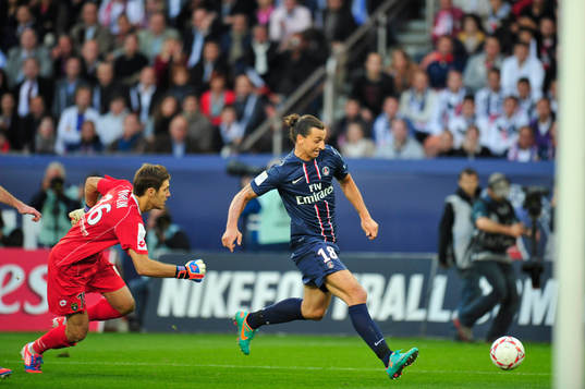 Simon POUPLIN, Sochaux och Zlatan IBRAHIMOVIC, PSG