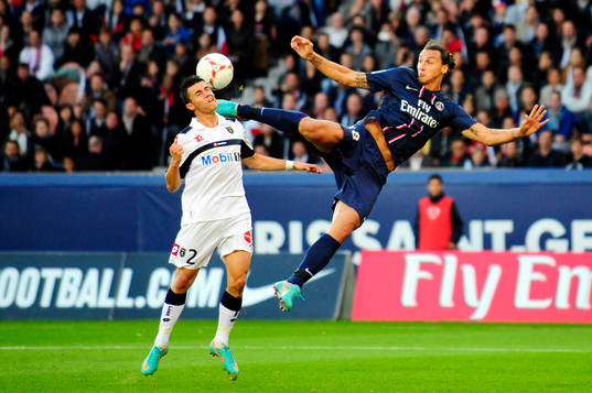 Sebastien CORCHIA, Sochaux och Zlatan IBRAHIMOVIC, PSG