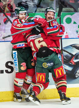 Pierre Johnsson, Frölunda, jublar