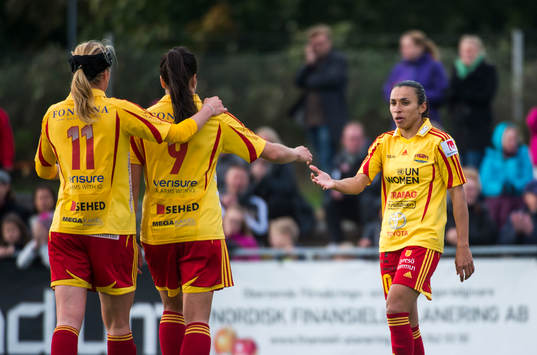 Jubel i Tyresö. Marta Vieira da Silva
