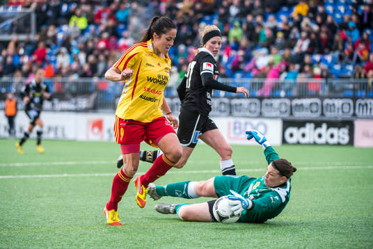 Madelaine Edlund, Tyresö i en av många målchanser
