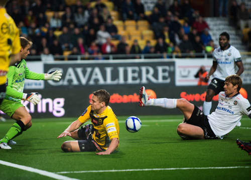 Viktor Claesson, Elfsborg, missar en målchans