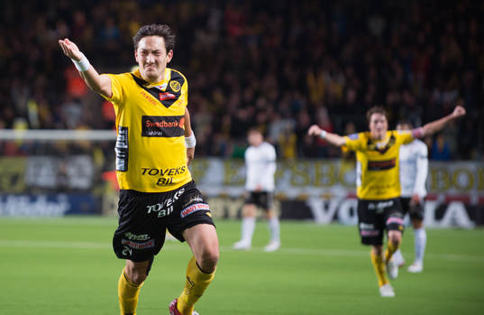 Stefan Ishizaki, Elfsborg, gör matchens enda mål