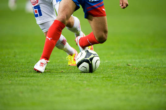 Fot, boll, dribbling