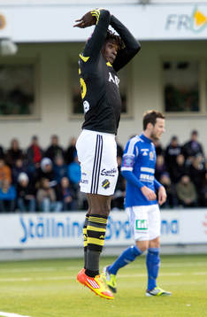 Mohamed Bangura, AIK gör sin basketmålgest