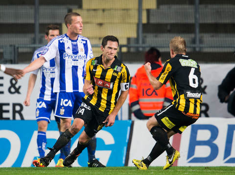 Martin Ericsson, Häcken, gör 0-1