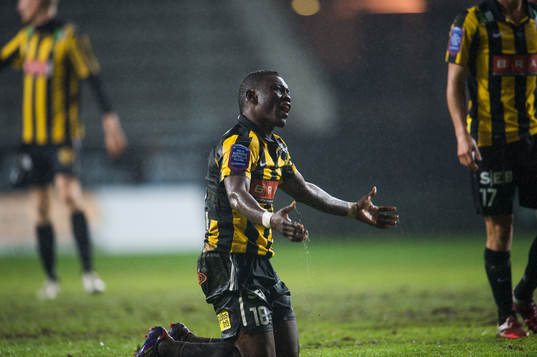 Waris Majeed, Häcken, är inte nöjd med domslutet