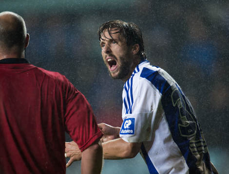 Mattias Bjärsmyr, IFK Göteborg, har synpunkter på domare