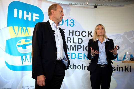 Tony Wiréhn, generalsekreterare och Malin Eldh,