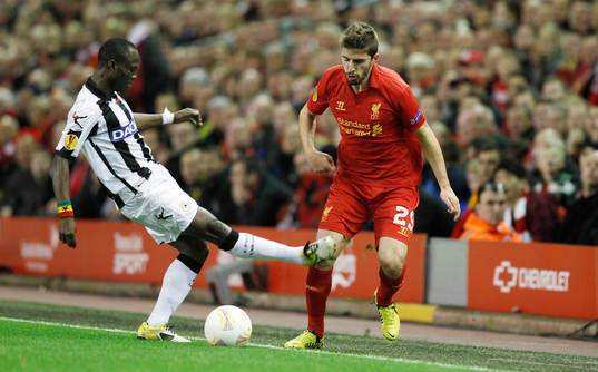 Football - Liverpool v Udinese - UEFA Europa League Group A