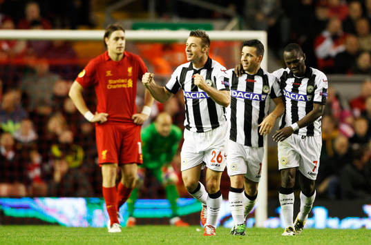Football - Liverpool v Udinese - UEFA Europa League Group A