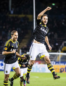Helgi Danielsson, AIK, jubel