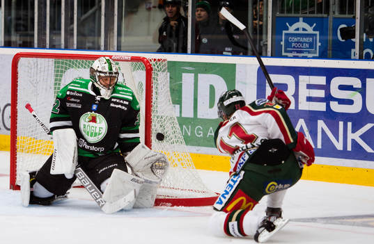 Jonas Fransson, målvakt, Rögle, Per-Johan Axelsson,