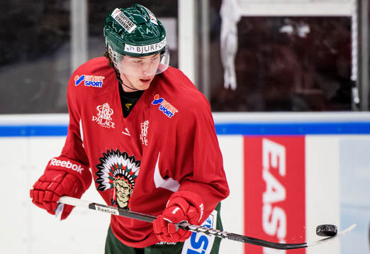 Första träningen för Frölundas tillfälliga nyfärvärv