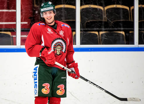 Första träningen för Frölundas tillfälliga nyförvärv