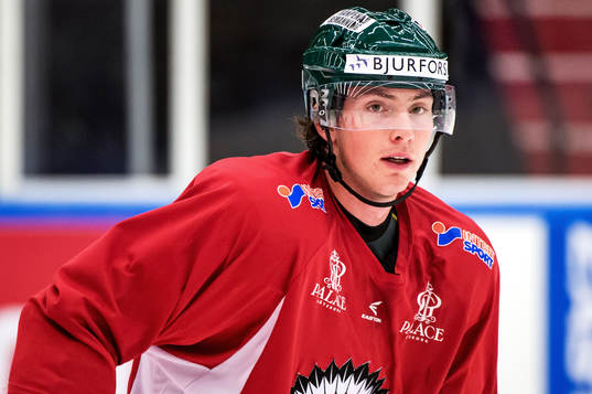 Första träningen för Frölundas tillfälliga nyfärvärv