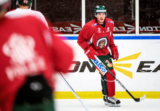 Första träningen för Frölundas tillfälliga nyfärvärv