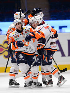 Växjö. Brad Moran, Växjö jublar