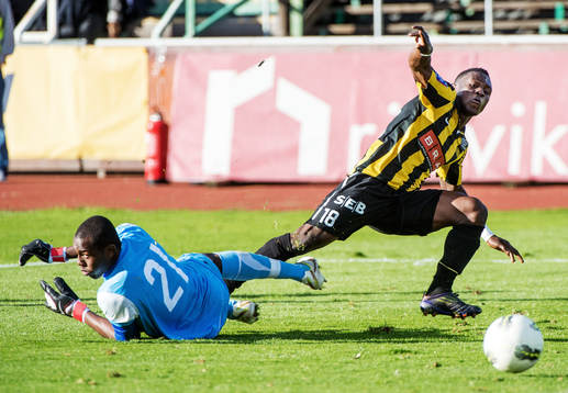 Waris Majeed, Häcken, gör 5-0