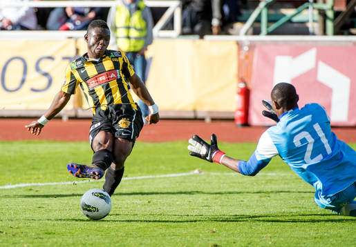Waris Majeed, Häcken, gör 5-0