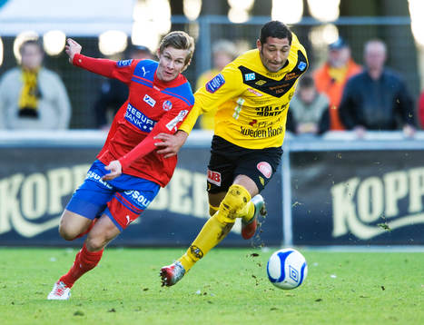 Juan Robledo, Mjällby och Emil Krafth, Helsingborg