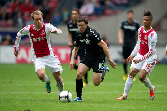 Christian Eriksen och Tobias Sana, Ajax och Tommy Oar,
