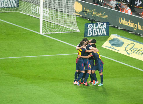 Lionel Messi, Barcelona (jubel)