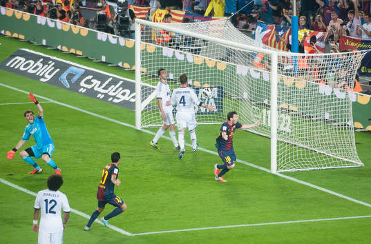 Lionel Messi, Barcelona jubel