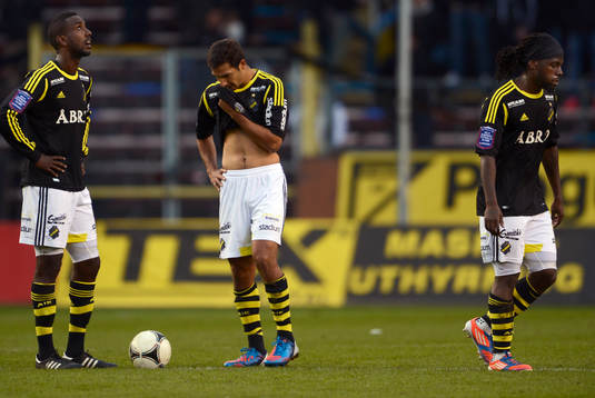 Henok Goitom, Celso Borges och Martin Kayongo Mutumba, AIK