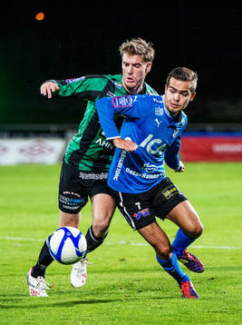 Närkamp mellan Karl Söderström, Varberg, Kristinn