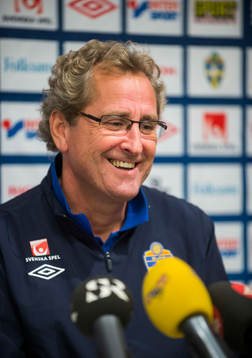 Presskonferens med Erik Hamrén, förbundskapten