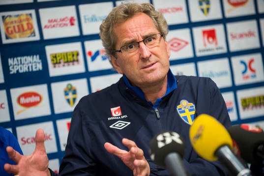 Presskonferens med Erik Hamrén, förbundskapten