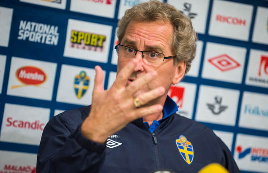 Presskonferens med Erik Hamrén, förbundskapten
